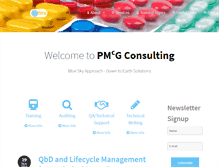 Tablet Screenshot of pmcgconsulting.com